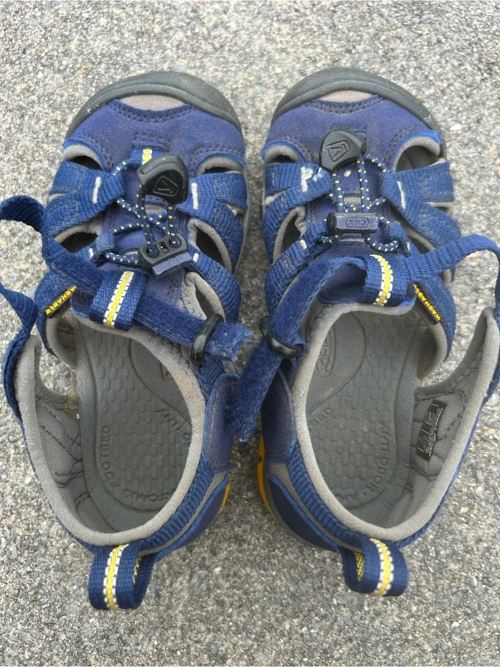 KEEN Newport H2 Toddler Closed Toe Water Sandals Navy Blue Size 11